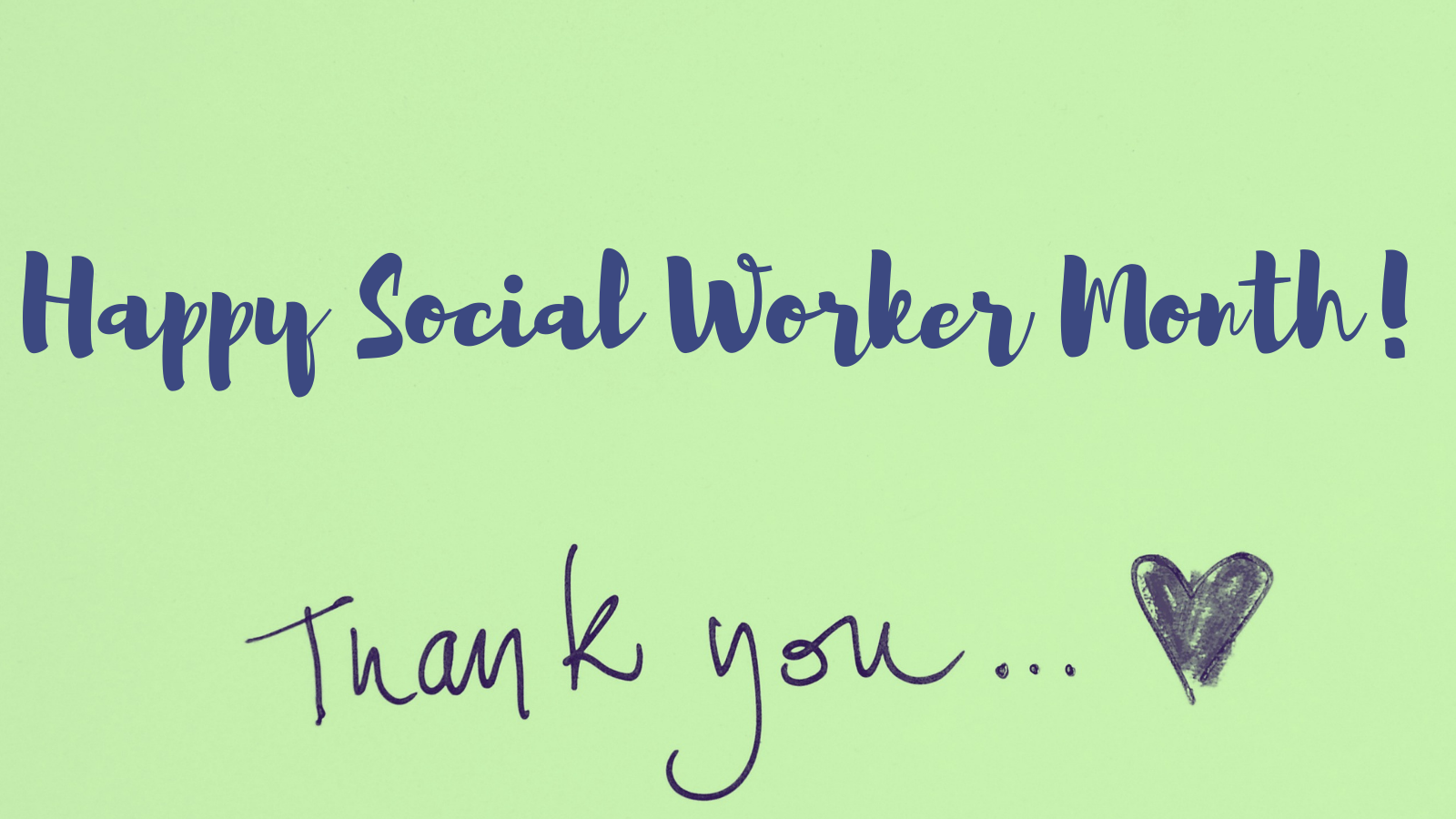 Ryan Health Appreciation Social Work Month!