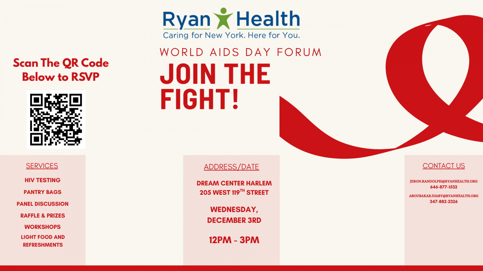 AIDSHIV Event Poster Ryan Website