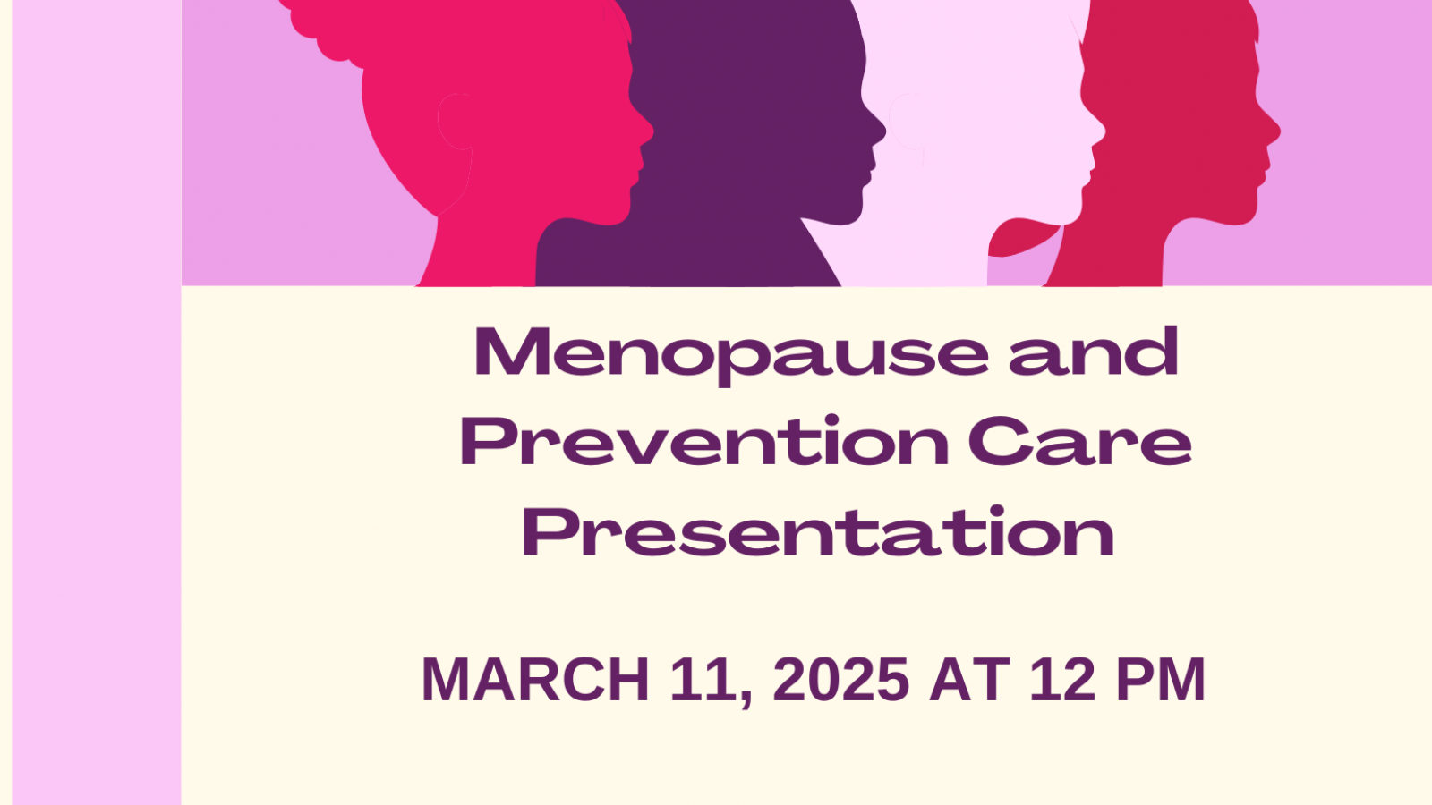 Menopause and Prevention Presentation 2025