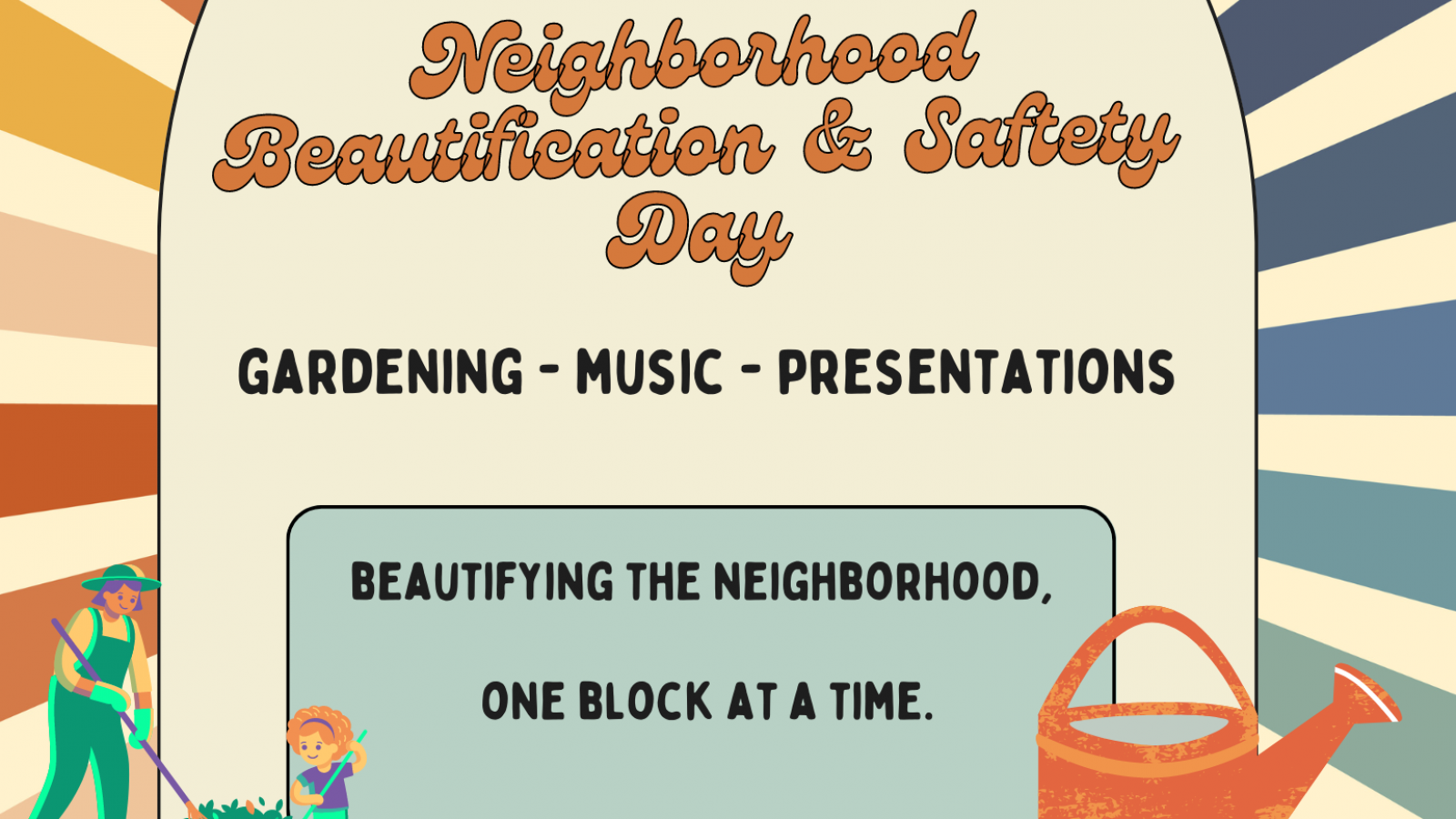 Neighborhood Beautification Flyer 1