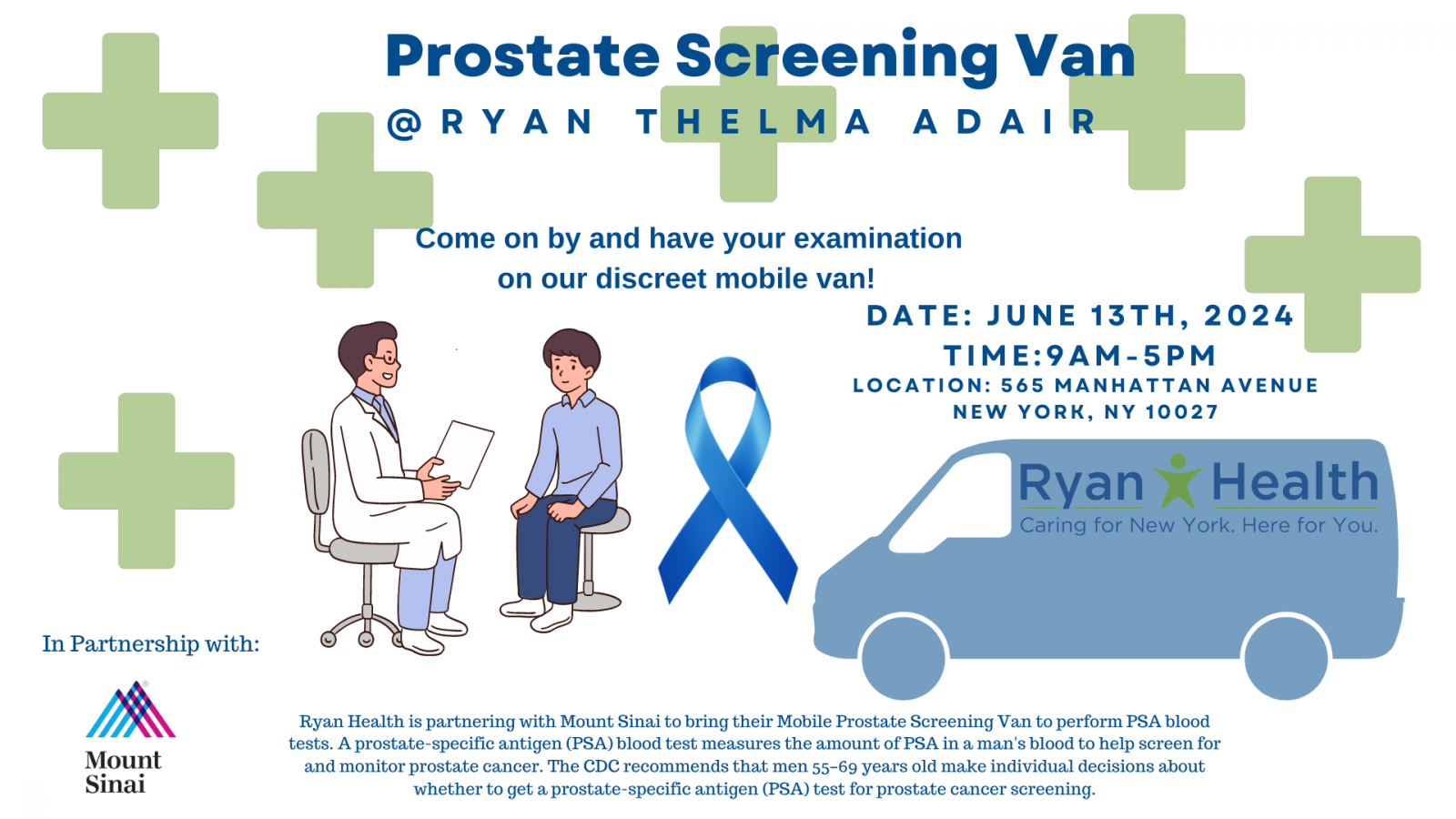 Prostate Screening Van Calendar