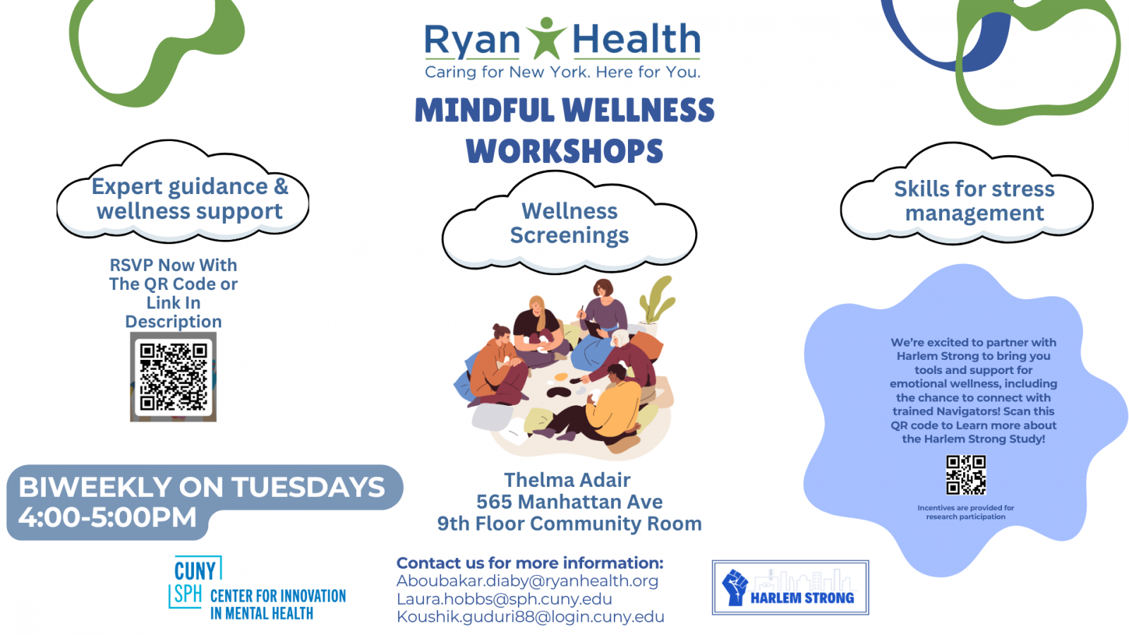 Ryan Health Mindful Movement Workshop Flyer Calendar 1