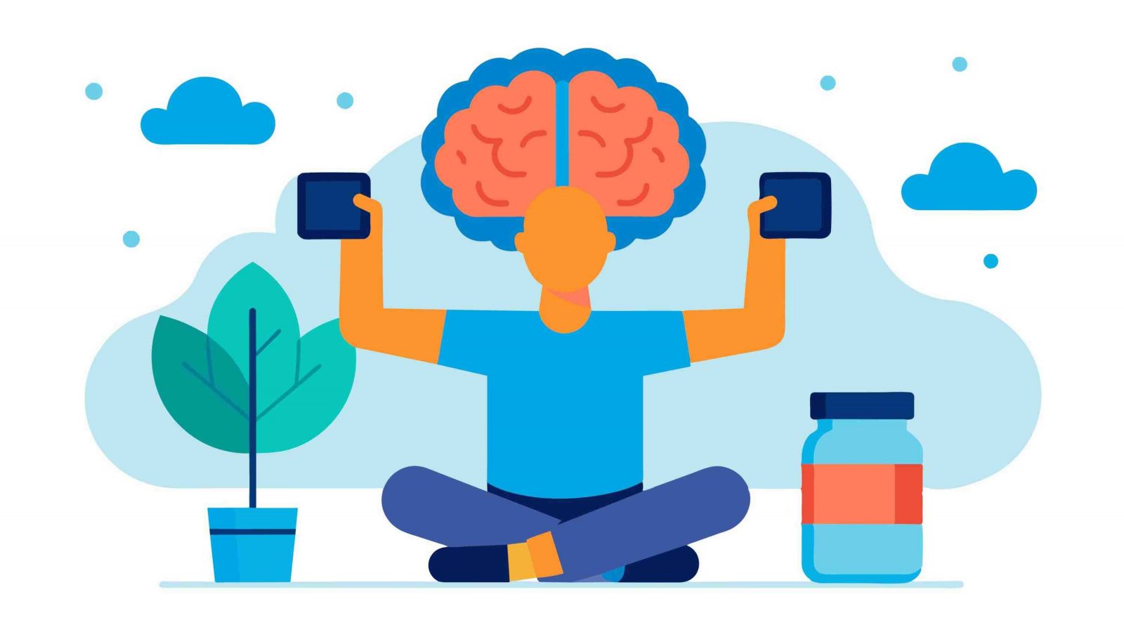 Brain memory health banner